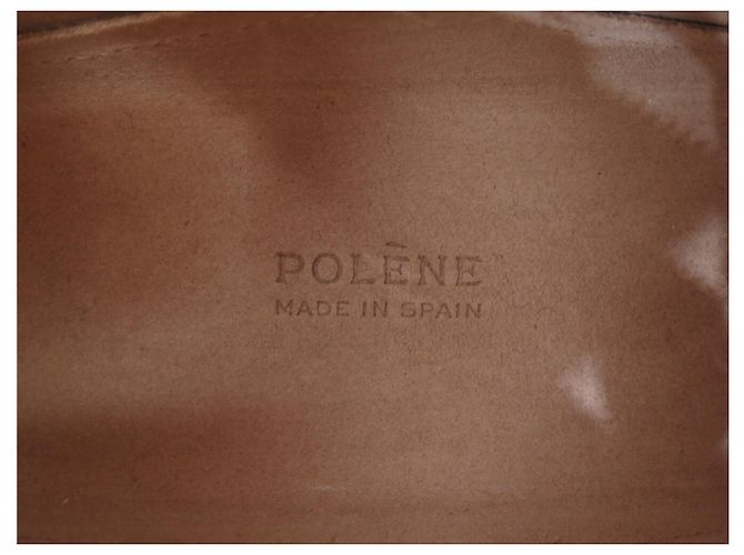 Polène NUOVA BORSA A SPALLA POLENE NODDE IN PELLE LISCIA TAUPE BORSA A MANO - vista 9