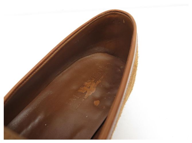 SCARPE JM WESTON MOCASSINS 281 LE MOC 9C 43 CAMELLO SCAMOSCIO Cammello - vista 11