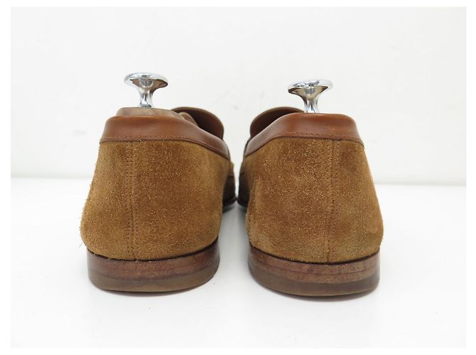 SCARPE JM WESTON MOCASSINS 281 LE MOC 9C 43 CAMELLO SCAMOSCIO Cammello - vista 5