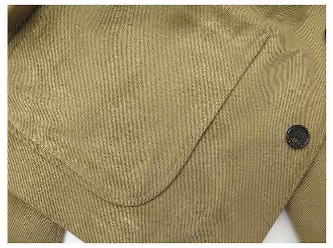 GIACCA BERLUTI X ARNYS FORESTIERE L 54 IN VELLUTO DI COTONE BEIGE - vista 12