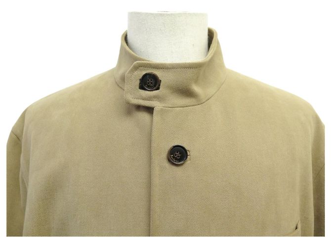 GIACCA BERLUTI X ARNYS FORESTIERE L 54 IN VELLUTO DI COTONE BEIGE - vista 2