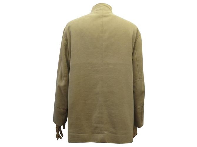 GIACCA BERLUTI X ARNYS FORESTIERE L 54 IN VELLUTO DI COTONE BEIGE - vista 3