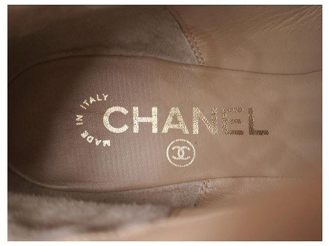 STIVALI CHANEL RUNWAY LOGO CC G27541 40 IN PELLE BICOLORE - vista 12