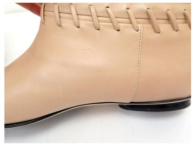 STIVALI CHANEL RUNWAY LOGO CC G27541 40 IN PELLE BICOLORE - vista 15