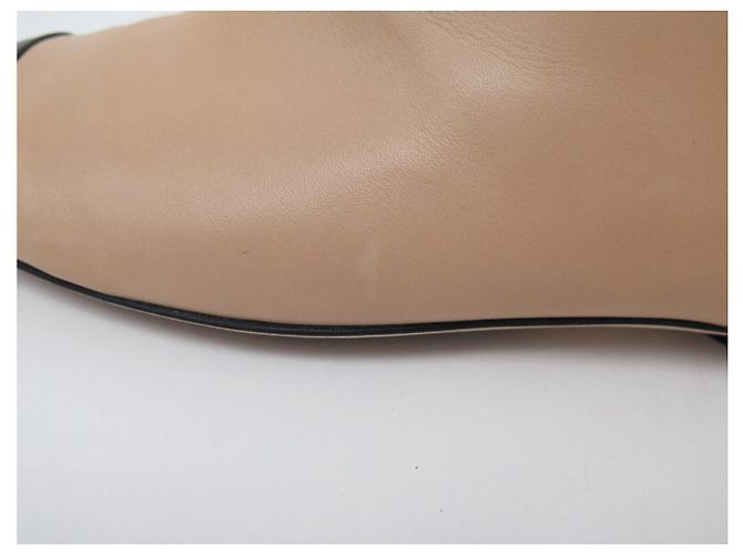 STIVALI CHANEL RUNWAY LOGO CC G27541 40 IN PELLE BICOLORE - vista 17