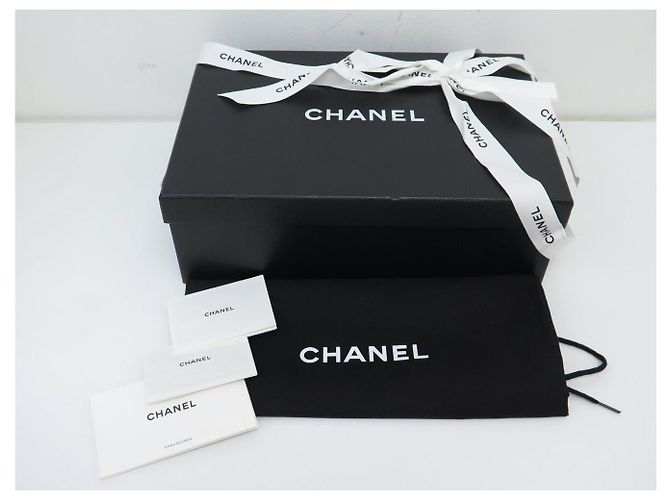 STIVALI CHANEL RUNWAY LOGO CC G27541 40 IN PELLE BICOLORE - vista 18