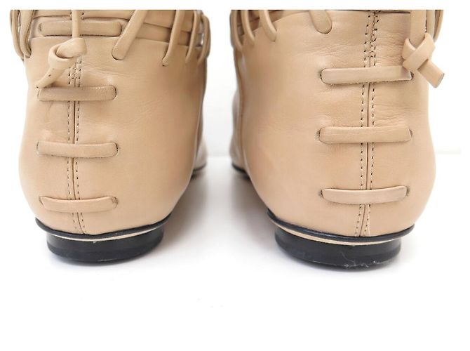 STIVALI CHANEL RUNWAY LOGO CC G27541 40 IN PELLE BICOLORE - vista 5