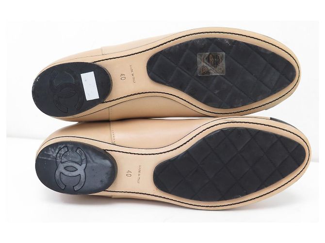 STIVALI CHANEL RUNWAY LOGO CC G27541 40 IN PELLE BICOLORE - vista 6