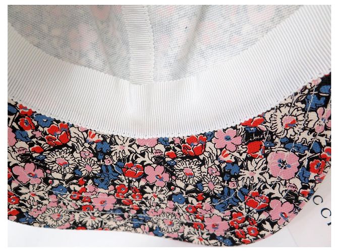 NUOVO BERRETTO DA BASEBALL GUCCI X LIBERTY FLEURS 634374 COTTON FLOWERS CAP Multicolore - vista 16