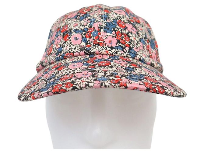 NUOVO BERRETTO DA BASEBALL GUCCI X LIBERTY FLEURS 634374 COTTON FLOWERS CAP Multicolore - vista 2