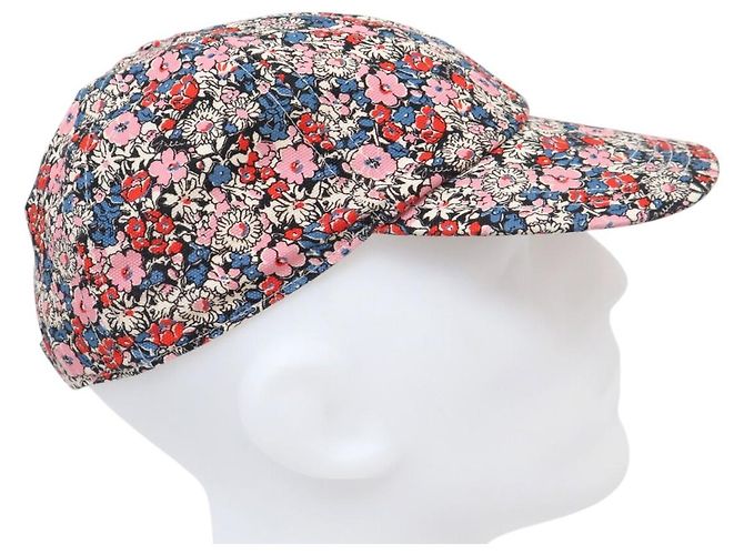 NUOVO BERRETTO DA BASEBALL GUCCI X LIBERTY FLEURS 634374 COTTON FLOWERS CAP Multicolore - vista 5