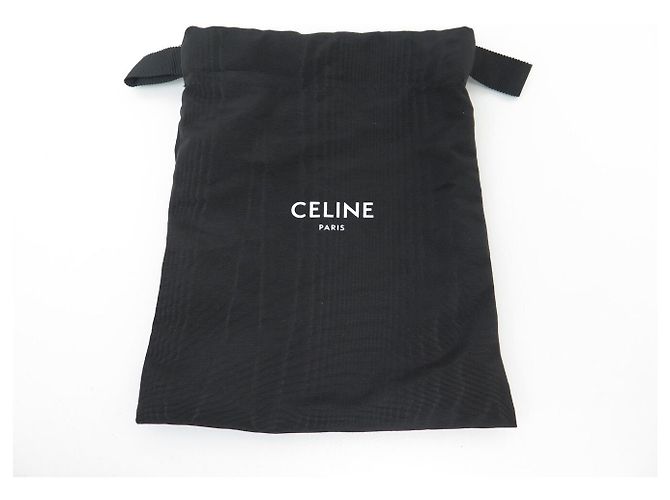 Céline NUEVA CORREA DE HOMBRO CELINE LOGO JACQUARD 49S01 2AEP-38AW 1LONG STRAP Negro - vista 10