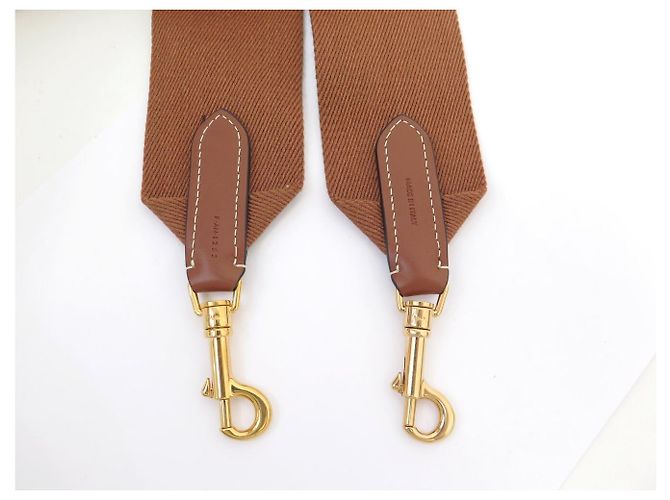Céline NUOVA TRACCELLA CELINE LOGO JACQUARD 49S01 2AEP-04LV 136 CM LONG STRAP Marrone - vista 8