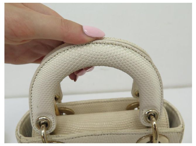 CHRISTIAN DIOR LADY MINI M0500OLEZ ECHSENLEDER SCHULTERTASCHE - Ansicht 17