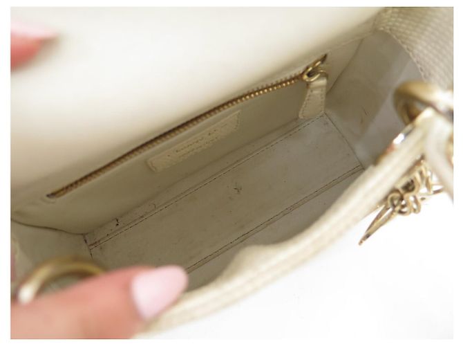 CHRISTIAN DIOR LADY MINI M0500OLEZ ECHSENLEDER SCHULTERTASCHE - Ansicht 7