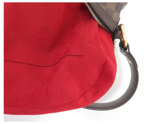 BOLSA LOUIS VUITTON HIGHBURY N51200 DAMIER EBENE CANVAS CABAS TOTE BAG Marrom - vista 13