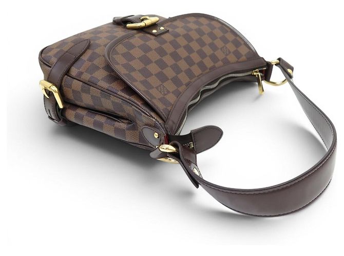BOLSA LOUIS VUITTON HIGHBURY N51200 DAMIER EBENE CANVAS CABAS TOTE BAG Marrom - vista 4