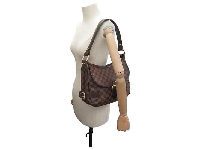 BOLSA LOUIS VUITTON HIGHBURY N51200 DAMIER EBENE CANVAS CABAS TOTE BAG Marrom - vista 5