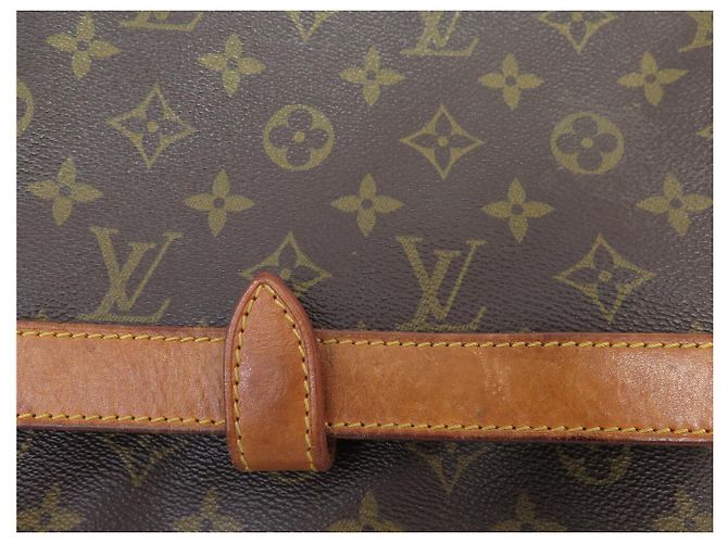BORSA VINTAGE LOUIS VUITTON POUCH PIEGHEVOLE IN TELA MONOGRAM Marrone - vista 16