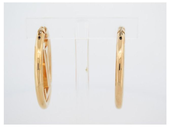 NUEVOS AROTES LOUIS VUITTON CREOLES LOUISE GM M64288 Dorado - vista 4