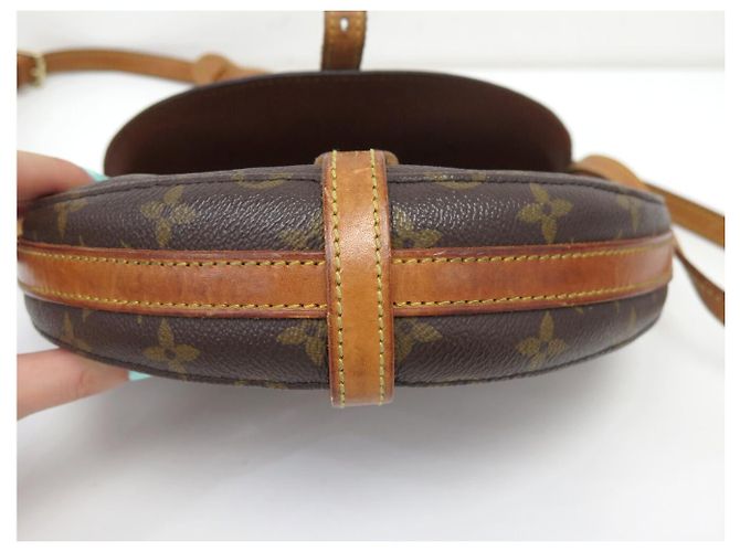 VINTAGE LOUIS VUITTON CHANTILLY GM MONOGRAM CANVAS TASCHE Braun - Ansicht 16
