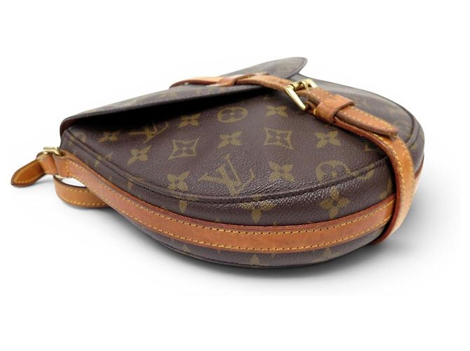 VINTAGE LOUIS VUITTON CHANTILLY GM MONOGRAM CANVAS TASCHE Braun - Ansicht 3