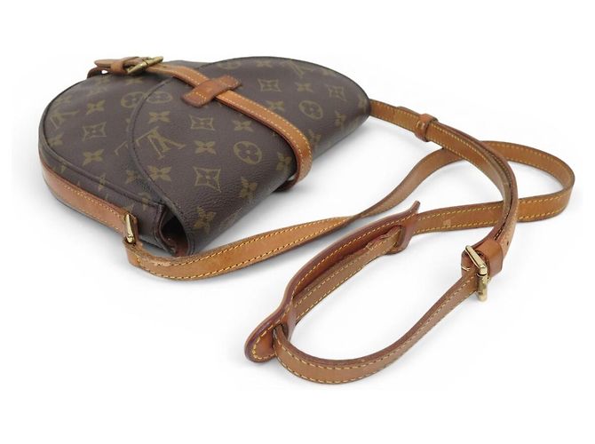 VINTAGE LOUIS VUITTON CHANTILLY GM MONOGRAM CANVAS TASCHE Braun - Ansicht 4
