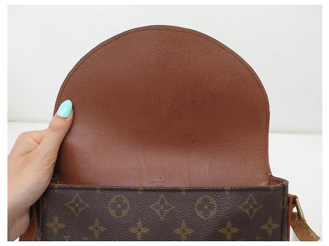 VINTAGE LOUIS VUITTON CHANTILLY GM MONOGRAM CANVAS TASCHE Braun - Ansicht 6