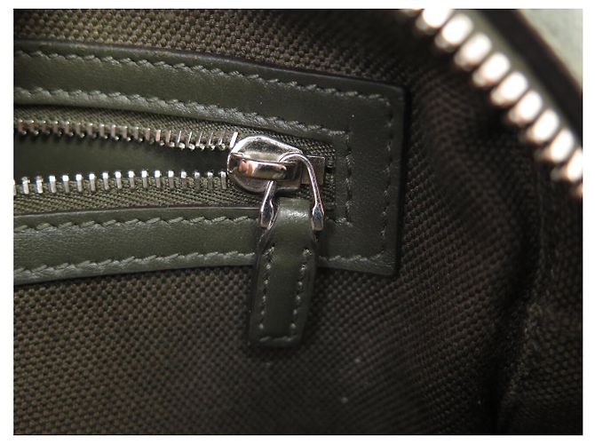 BORSA MESSENGER GUCCI 795479 IN TELA GG MONOGRAM KHAKI A TRACCOLA - vista 11