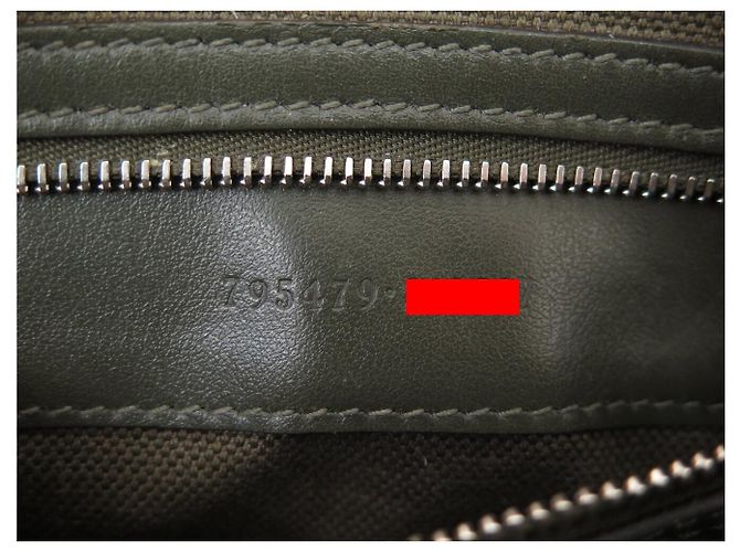 BORSA MESSENGER GUCCI 795479 IN TELA GG MONOGRAM KHAKI A TRACCOLA - vista 12