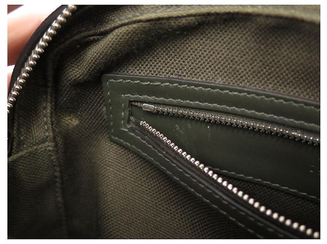 BORSA MESSENGER GUCCI 795479 IN TELA GG MONOGRAM KHAKI A TRACCOLA - vista 13