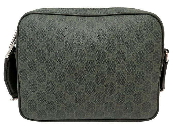 BORSA MESSENGER GUCCI 795479 IN TELA GG MONOGRAM KHAKI A TRACCOLA - vista 2