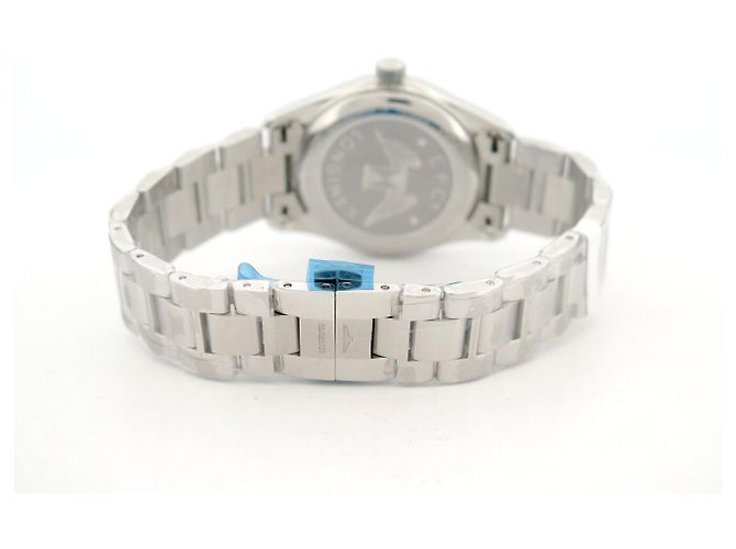 NEUE LONGINES CONQUEST CLASSIC L2.386.4 34MM STAHL QUARTZ UHR Silber - Ansicht 5