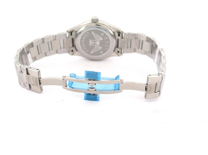 NEUE LONGINES CONQUEST CLASSIC L2.386.4 34MM STAHL QUARTZ UHR Silber - Ansicht 6