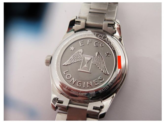 NEUE LONGINES CONQUEST CLASSIC L2.386.4 34MM STAHL QUARTZ UHR Silber - Ansicht 9