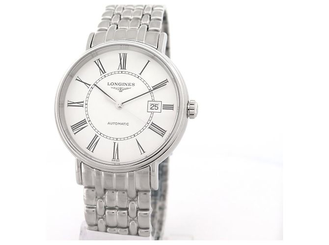 RELOJ AUTOMÁTICO NUEVO LONGINES PRESENCE L4.922.4 39MM ACERO Plata - vista 2