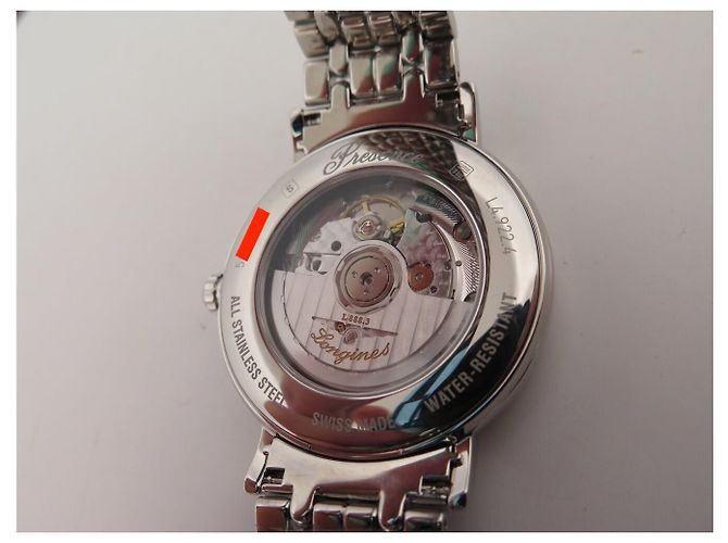 RELOJ AUTOMÁTICO NUEVO LONGINES PRESENCE L4.922.4 39MM ACERO Plata - vista 5