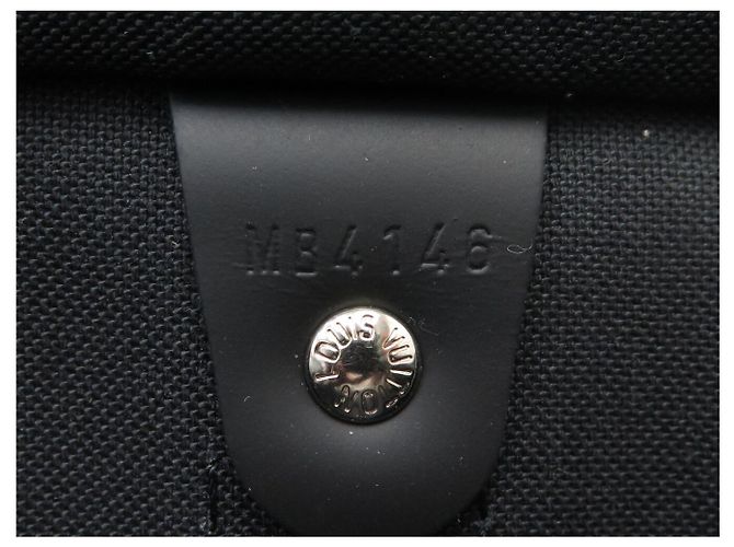 NUOVO SACCA DA VIAGGIO LOUIS VUITTON X NEMETH KEEPALL 55 DAMIER GRAPHITE CON TRACCOLLA Grigio - vista 15
