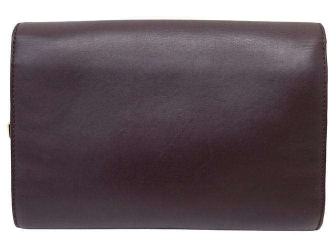 BORSA LOUIS VUITTON LOUISE CHAIN GM PELLE VIOLETTA CON TRACULLA DORATA Porpora - vista 2
