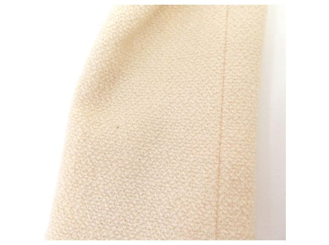CHANEL TAILLIERTE JACKE Perlmuttknöpfe P20557V11746 S 36 Tweed Creme - Ansicht 17