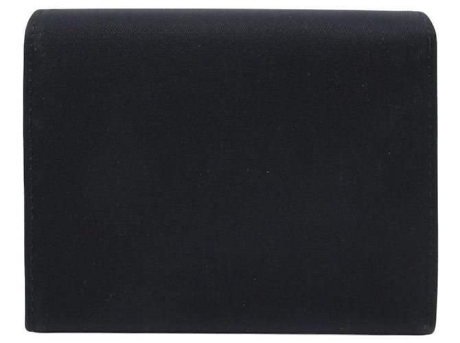 PRADA LOGO RE-NYLON CANVAS PICCOLO PORTAFOGLIO MONETE E CARTE Nero - vista 2
