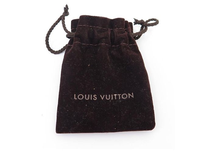 NUOVO BRACCIALETTO LOUIS VUITTON DAMIER GEANT 16.5CM ACCIAIO CORDO IN PELLE BANGLE Blu - vista 13
