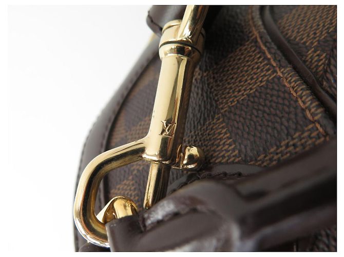 BORSA LOUIS VUITTON TREVI GM IN TELA DAMIER EBENE MARRONE - vista 10