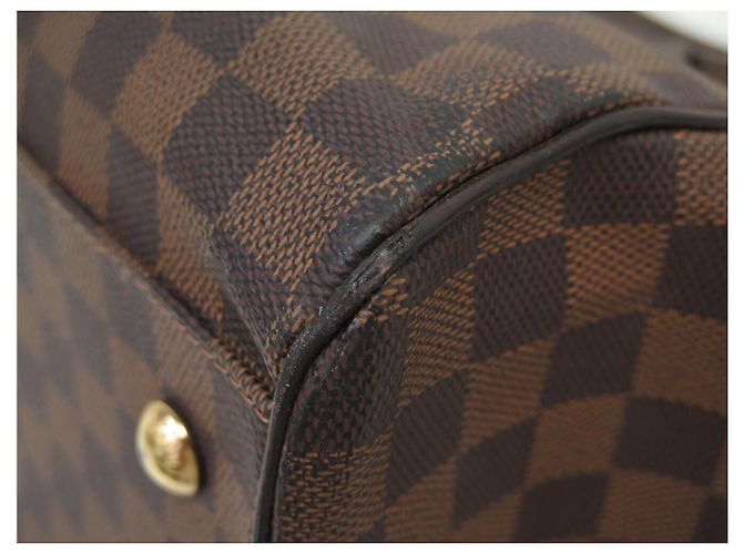BORSA LOUIS VUITTON TREVI GM IN TELA DAMIER EBENE MARRONE - vista 16