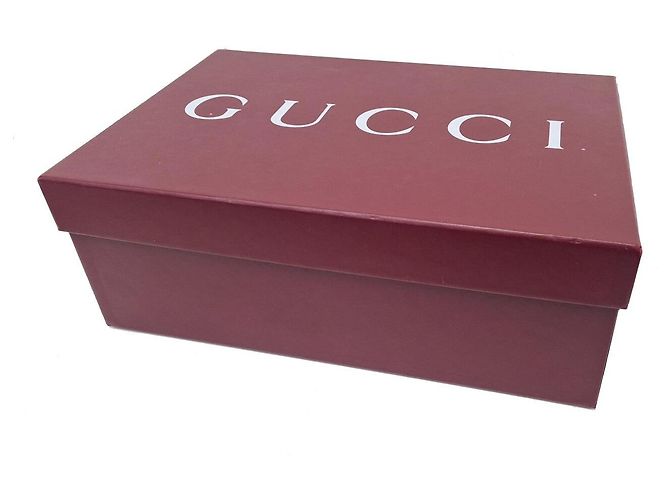 NUOVE CIABATTE GUCCI THEA BANDE WEB 806399 38 IT 39 FR PELLE NERA Nero - vista 12