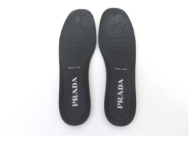 NUOVI MOCASSINI PRADA MONOLITH 1D649M 38 IT 39 FR PELLE NERA Nero - vista 10