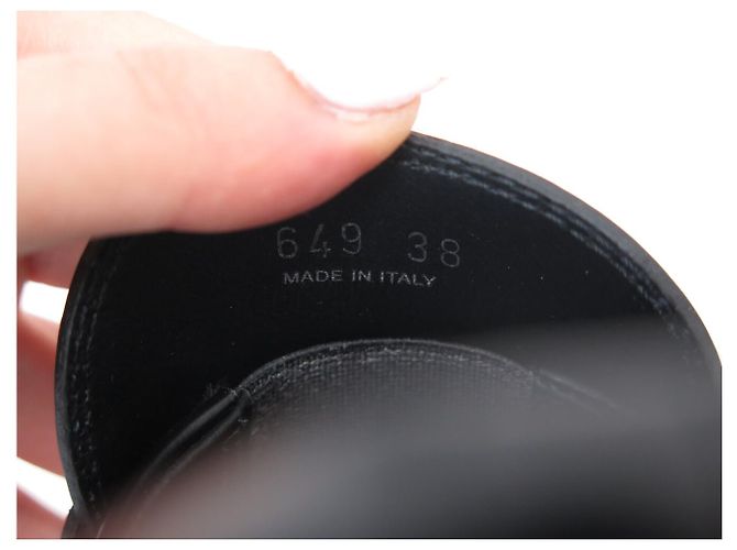 NUOVI MOCASSINI PRADA MONOLITH 1D649M 38 IT 39 FR PELLE NERA Nero - vista 15