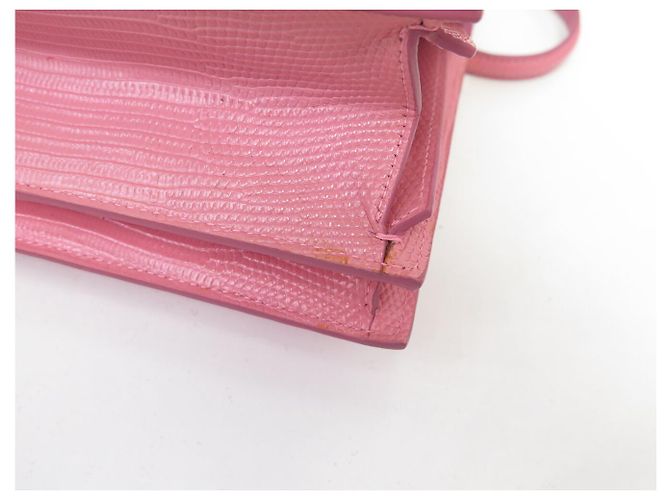 DOLCE & GABBANA INGRID Handtasche aus Eidechsenoptik Leder Pink - Ansicht 18