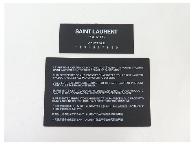 Yves Saint Laurent NUOVA BORSA SAINT LAURENT MINI LOU CAMERA 612579 PELLE CHEVRON Nero - vista 13