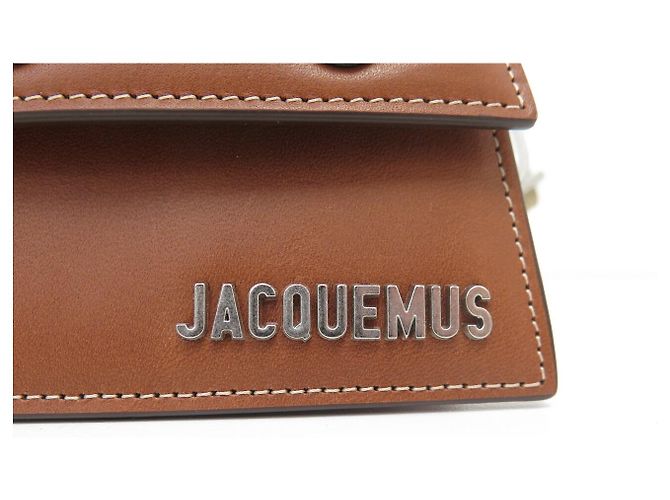 NUOVA BORSA A SPALLA JACQUEMUS LE CHIQUITO MINI 215BA01 IN PELLE Marrone - vista 5